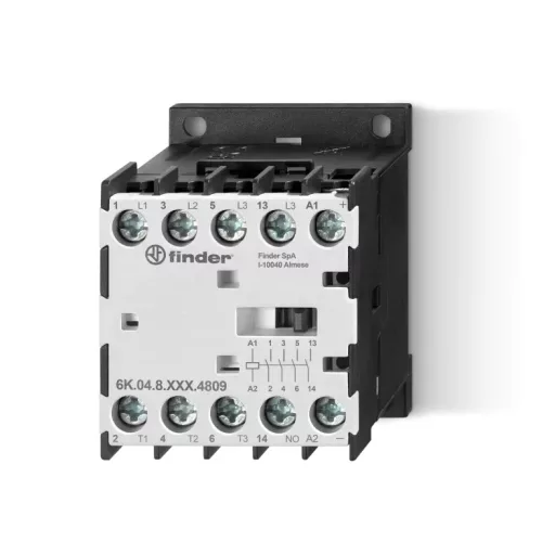 Finder 6K.04.8.230.4809 ipari mágneskapcsoló 9 A 4 kW 230 V AC AgSnO2