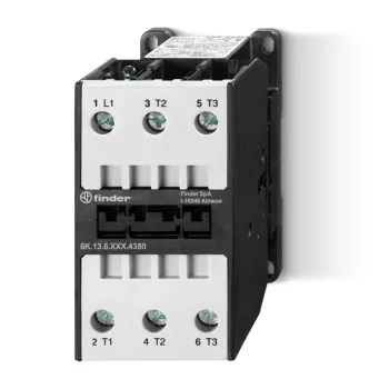 Finder 6K.13.8.024.4374 ipari mágneskapcsoló 74 A 37 kW 24 V AC AgSnO2