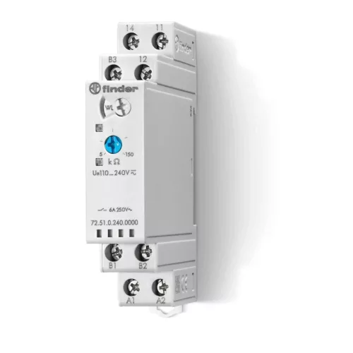 Finder 72.51.0.024.0000 folyadékszint-felügyeleti relé 1 váltóérintkező (1 CO) 6 A 24 V AC (50 Hz) / DC