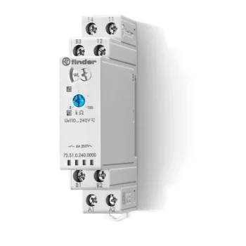 Finder 72.51.0.240.0000 folyadékszint-felügyeleti relé 1 váltóérintkező (1 CO) 6 A 110…240 V AC (50 Hz) / DC