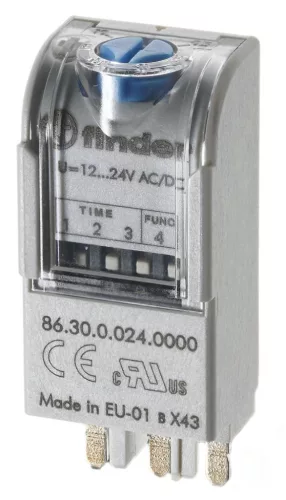 Finder 86.30.0.024.0000 időzítőmodul 86.30 2 funkció (12…24) V AC