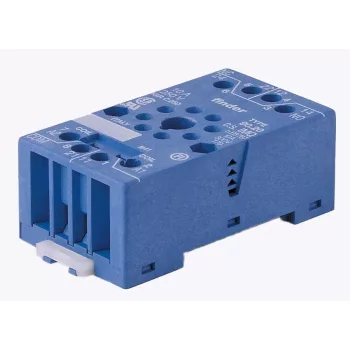 Finder 90.20 relé foglalat csavaros csatlakozás 10 A - 250 V 90-es sorozat