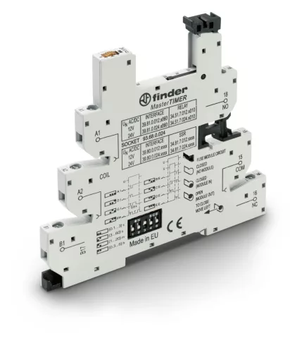 Finder 93.68.0.024 relé foglalat csavaros csatlakozás 6 A - 250 V 93-as sorozat