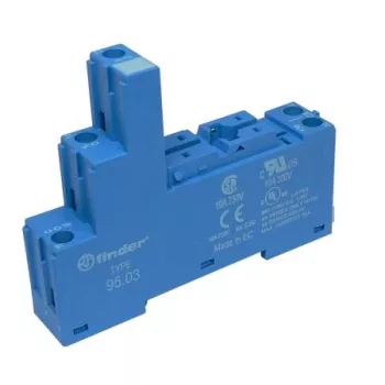 Finder 95.03 relé foglalat csavaros csatlakozás 10 A - 250 V 95-ös sorozat