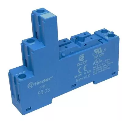 Finder 95.03 relé foglalat csavaros csatlakozás 10 A - 250 V 95-ös sorozat