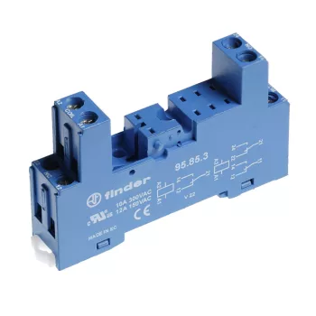 Finder 95.85.3 relé foglalat csavaros csatlakozás 10 A - 250 V 95-ös sorozat