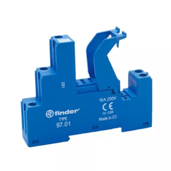 Finder 97.01 relé foglalat csavaros csatlakozás 16 A - 250 V AC 97-es sorozat