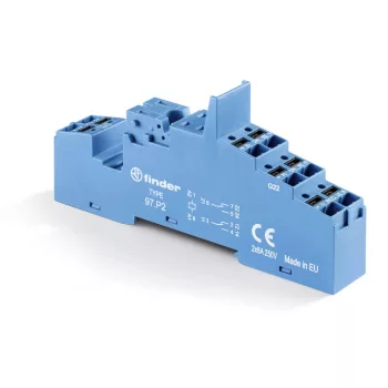 Finder 97.P2 relé foglalat push in csatlakozás 8 A - 250 V AC 97-es sorozat