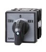 Ganz KK KK0-20-6066 kézi nyitott átkapcsoló, 230V-0-400V állás, 2P, 20A, IP20/44, 690V, 5,5kW kapcsolható teljesítmény(AC-3,400V), 48x48x85mm ( Ganz 1AC6066AA00M20 )