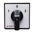 Ganz KK KK1-32-6008 kézi nyitott irányváltó motorkapcsoló, 1-0-2 állás, 3P, 32A, IP20/44, 690V, 11kW kapcsolható teljesítmény(AC-3,400V), 64x64x115mm ( Ganz 1AF6008BB00M30 )
