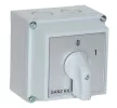 Ganz KK KKM1-32-6002 kézi tokozott BE-KI kapcsoló, 0-1 állás, 3P, 32A, IP65, 690V, 15kW kapcsolható teljesítmény(AC-3,400V), 100x100x112mm ( Ganz 4AF6002XB00S20 )