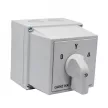 Ganz KK KKM1-32-6009 kézi tokozott csillag-delta motor-átkapcsoló, 0-Y-Δ állás, 32A, IP65, 690V, 15kW kapcsolható teljesítmény(AC-3,400V), 100x100x140mm ( Ganz 4AF6009XB00S40 )
