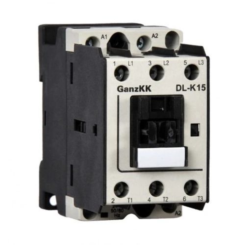 GANZ KK DL-K15 3 pólusú mágneskapcsoló, 24V, 15kW (AC-3 400V), 45×78×97mm ( GANZ 530-0002-010-DL )