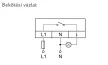 GANZ KK GFK 3 Alkonykapcsoló 10-25lx, 900W, 16A, 250V, IP54 védettséggel, 80x90x130mm ( GANZ 740-8350-350 )