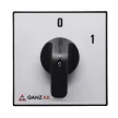 Ganz KK KK2-40-6002 kézi nyitott BE-KI kapcsoló, 0-1 állás, 3P, 40A, IP20/44, 690V, 15kW kapcsolható teljesítmény(AC-3,400V), 88x88x111mm ( Ganz 902-6002-601 )