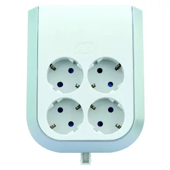   GAO Földelt elosztó "MultiPower" 4-es, fehér ( 0020340112 )