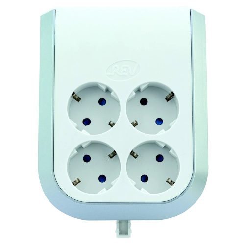 GAO Földelt elosztó "MultiPower" 4-es, fehér ( 0020340112 )