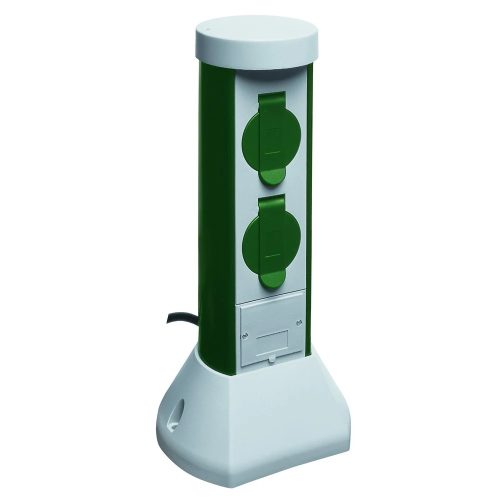 GAO Kerti energiaoszlop 2 dugaljjal Greencraft 2m vezetékkel IP44 ( 0068200021 )
