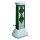 GAO Kerti energiaoszlop 2 dugaljjal Greencraft 2m vezetékkel IP44 ( 0068200021 )