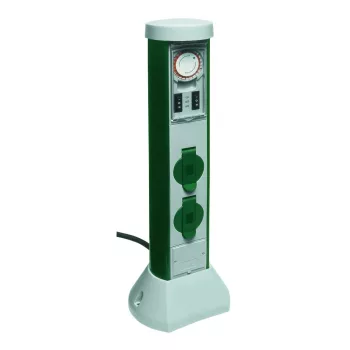   GAO Kerti energiaoszlop 2 dugal, mech. időkapcsval, GreenCraft 5m,IP44 ( 0068206251 )