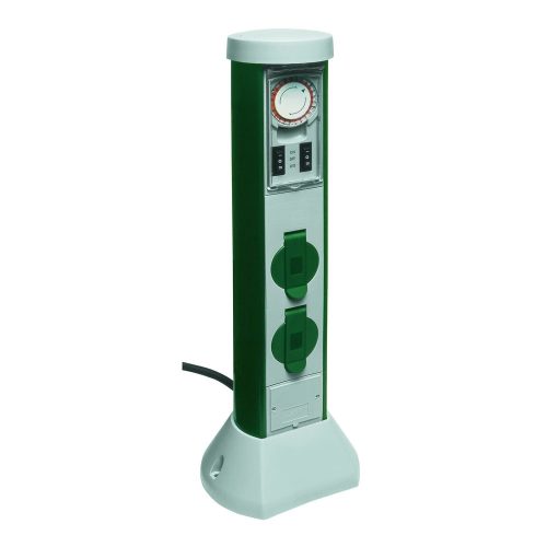 GAO Kerti energiaoszlop 2 dugal, mech. időkapcsval, GreenCraft 5m,IP44 ( 0068206251 )