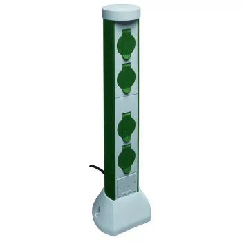   GAO Kerti energiaoszlop 4 dugaljjal Greencraft 2m vezetékkel IP44 ( 0068400021 )