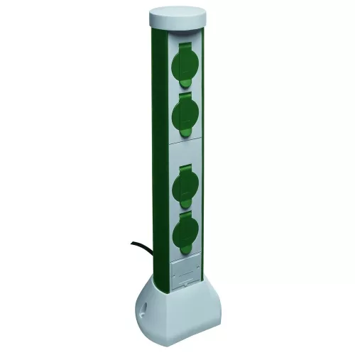 GAO Kerti energiaoszlop 4 dugaljjal Greencraft 2m vezetékkel IP44 ( 0068400021 )