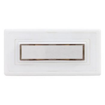   GAO Csengő nyomógomb névtáblával 1-es fehér világítással ( 0083610102 )