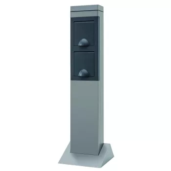   GAO Kerti energiaoszlop 2 dugaljjal SteelCraft, ezüst ( 0087710712 )