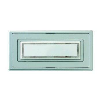   GAO Csengő nyomógomb névtáblával 1-es ezüst világítással ( 0504330555 )