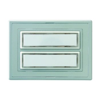   GAO Csengő nyomógomb névtáblával 2-es ezüst világítással ( 0504340555 )