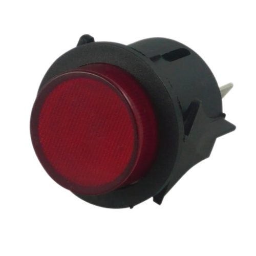 GAO Beépíthető nyomókapcsoló jelzőfénnyel 250V 16A 26mm ( 0509021555 )