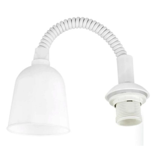 GAO Lámpafüggeszték, spirálos 50-130cm E27, max. 60W fehér ( 0513060555 )