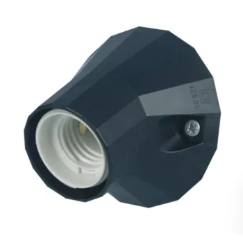   GAO Foglalat E27, oldalfali foglalat, Ø 83 mm fekete ( 0513074555 )