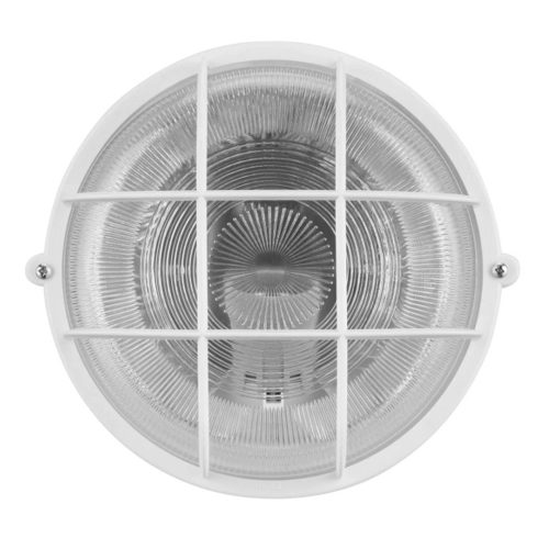 GAO Hajólámpa, kerek, műanyagráccsal 100W, fehér ( 0590095555 )