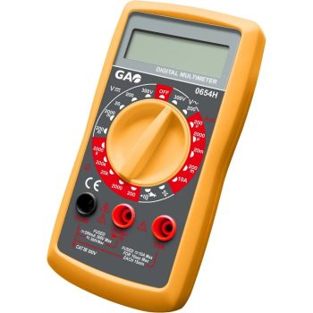   GAO Dig.mérőkészülék, szak.vizsgálóval, jelgenerátorral fek/sárga ( 0654H )
