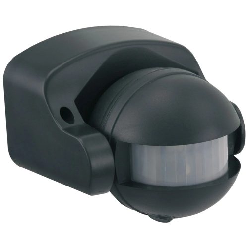 GAO Mozgásérzékelő 180° fekete, IP44 ( 0687H )