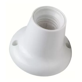 GAO Foglalat E27, oldalfali foglalat, fehér ( 0691H )