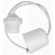 GAO Lámpafüggeszték,70 cm E27 max.:60W, fehér (0513050555) ( 0756H )