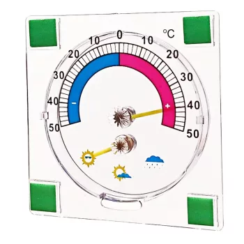   GAO Hőmérő/ időjárás előrejelző 90x90 átlátszó ( 3000990 )