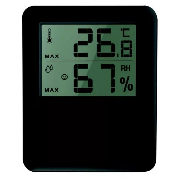 GAO Hőmérő / higrométer digitális fekete ( 3003823 )