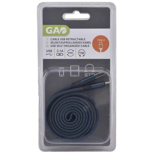 GAO USB kábel A-C 1 méter ( 6088H )
