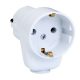 GAO Dugó aljzattal, fehér, 230V~/16A/3600W ( 63077 )