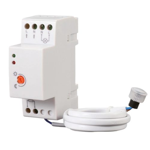 GAO alkonykapcsoló sínre szerelhető 20A <2-100LUX IP20/65 ( 7458H )