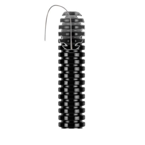 Gewiss DX15140R műanyag gégecső lépésálló, behúzószálas, D40 fekete, 25fm/tekercs (Gewiss DX15140R)