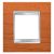 Gewiss Chorus Lux International GW16222LC Egyes keret (2 modul) cseresznye - Fa hatású Technopolimer (Gewiss GW16222LC)