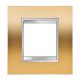 Gewiss Chorus Lux International GW16222MO Egyes keret (2 modul) arany - Fémbevonatú Technopolimer (Gewiss GW16222MO)