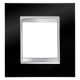 Gewiss Chorus Lux International GW16222TN Egyes keret (2 modul) mélyfekete - Technopolimer (Gewiss GW16222TN)