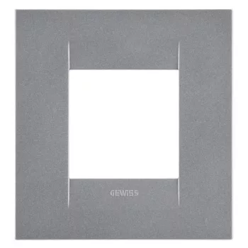   Gewiss Chorus Geo International GW16422VT Egyes keret (2 modul) titánium - Festett Technopolimer (Gewiss GW16422VT)