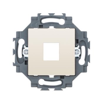   Gewiss Dahlia GW35280Y adapter AMP/KEYSTON jack, elefántcsont burkolattal, keret nélkül (Gewiss GW35280Y)